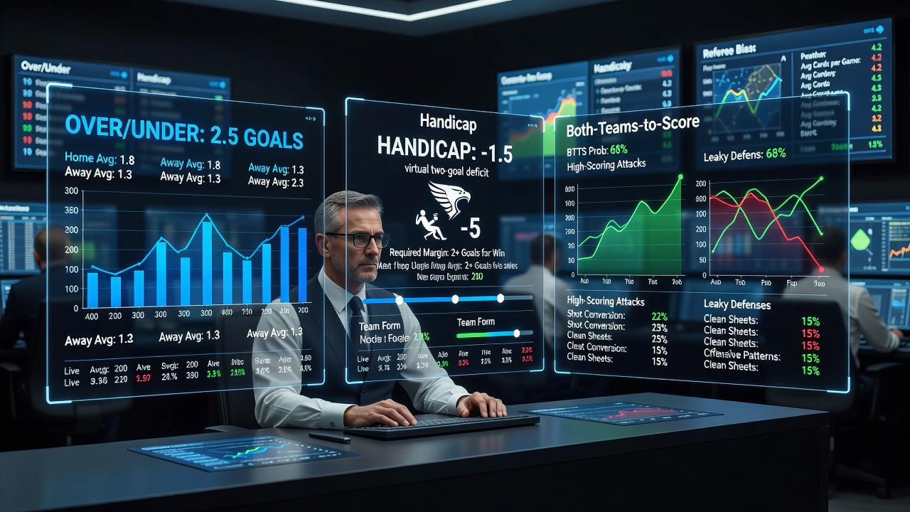 Decoding Over/Under, Handicap and Both-Teams-to-Score Bets