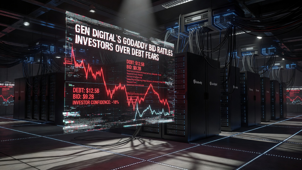 Gen Digital's GoDaddy Bid Rattles Investors Over Debt Fears