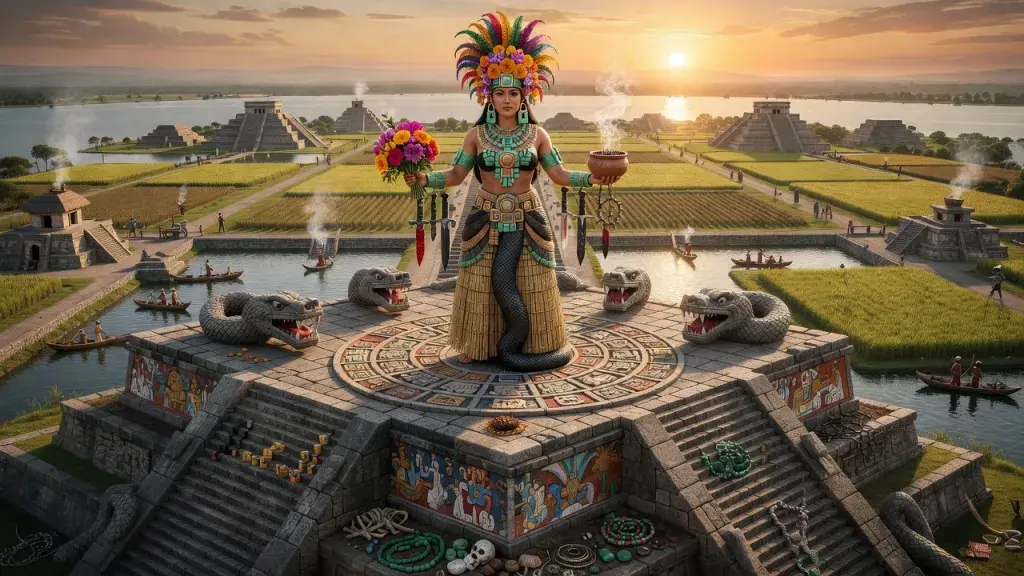 Aztec Priestess and the Sacred Aztec Goddess: Inside Ancient Temples, Rituals, and Mythology