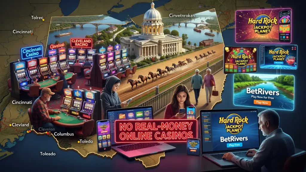 Ohio Bars Real-Money Online Casinos, So Sweepstakes Sites Fill the Gap